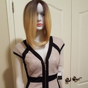 BNWT JAX black & gold dress